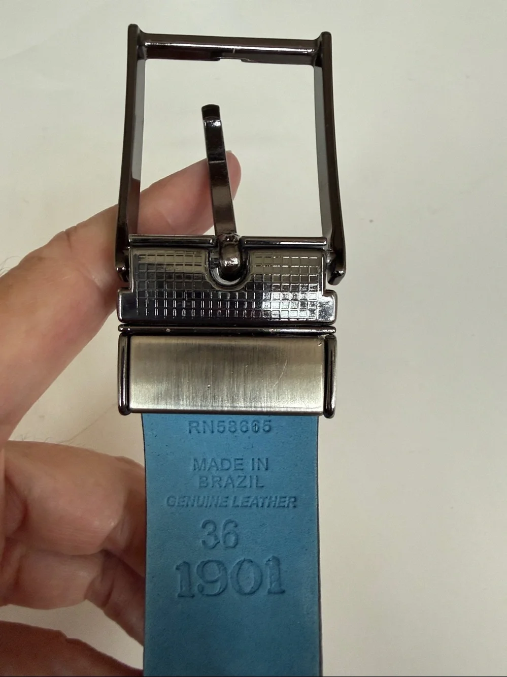 1901 Mens Reversible Belt Size 36